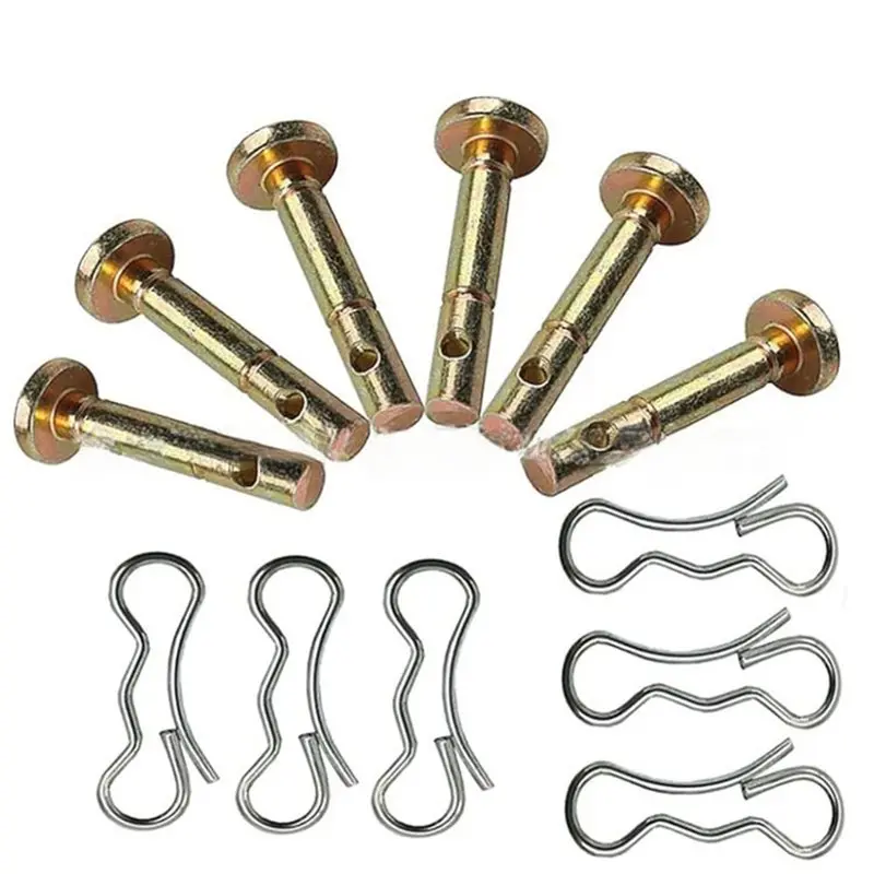 AAAF For MTD Cub Cadet Troy Bilt Snow Blower Compatible 10 Pcs 738-04124A Shear Pin& 10 Pcs 714-04040 Cotter Pins Kit