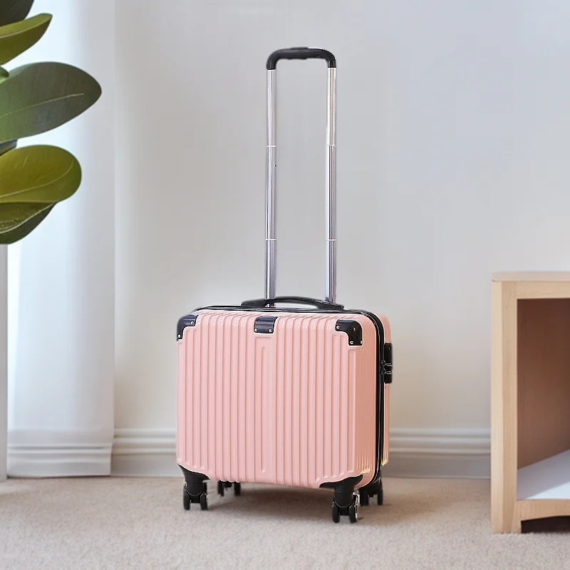 حقيبة سفر محمولة ذات سعة كبيرة مقاس 18 بوصة، حقيبة سفر ABS عصرية وبسيطة ومريحة، سهلة التسجيل في أمتعة السفر #3