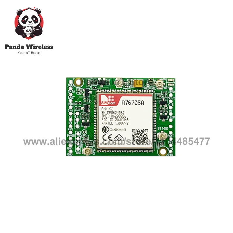 SIMCOM A7670SA FASE 4G CAT1 2G GNSS Core Board with Qualcomm Chip 23PIN B1/B2/B3/B4/B5/B7/B8/B28/B66 External Antenna Included