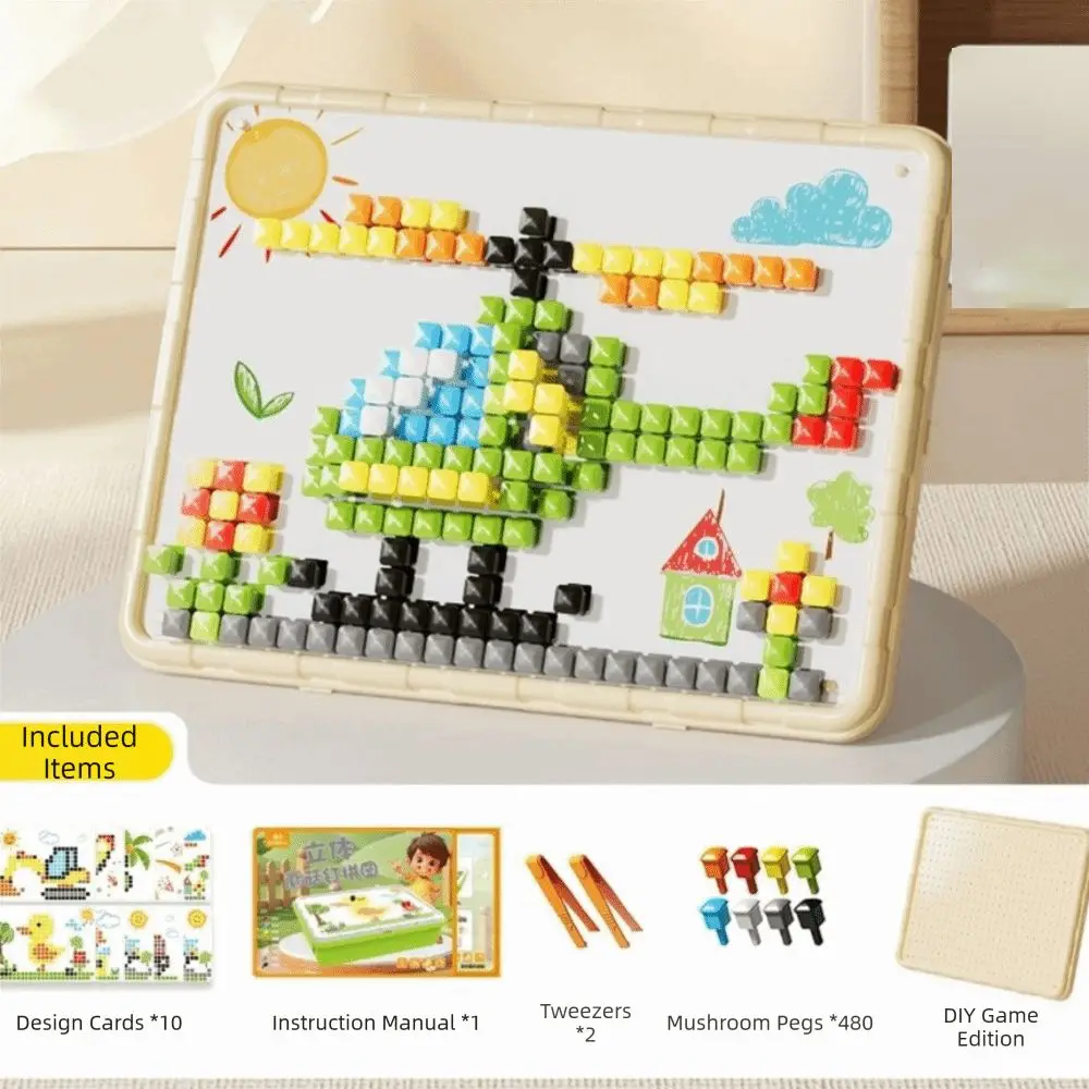 concentration-training-mushroom-nail-puzzle-sensory-early-motor-skills-development-peg-puzzle-board-game-color-beads-educational