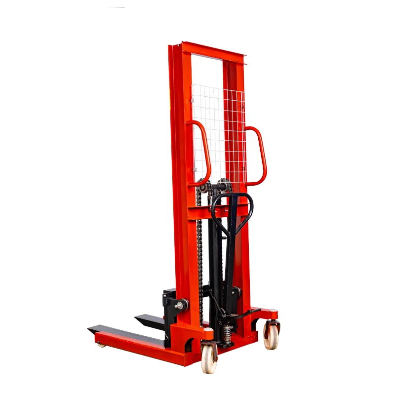1600mm-3000mm Lifting Heigh Range Manual Stacker for Manufacturing Shop