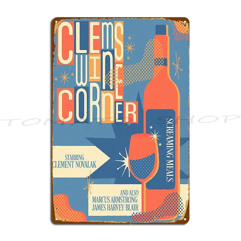Screaming Meals Metal Sign Cinema Living Room Pub Printed Tin Sign Poster