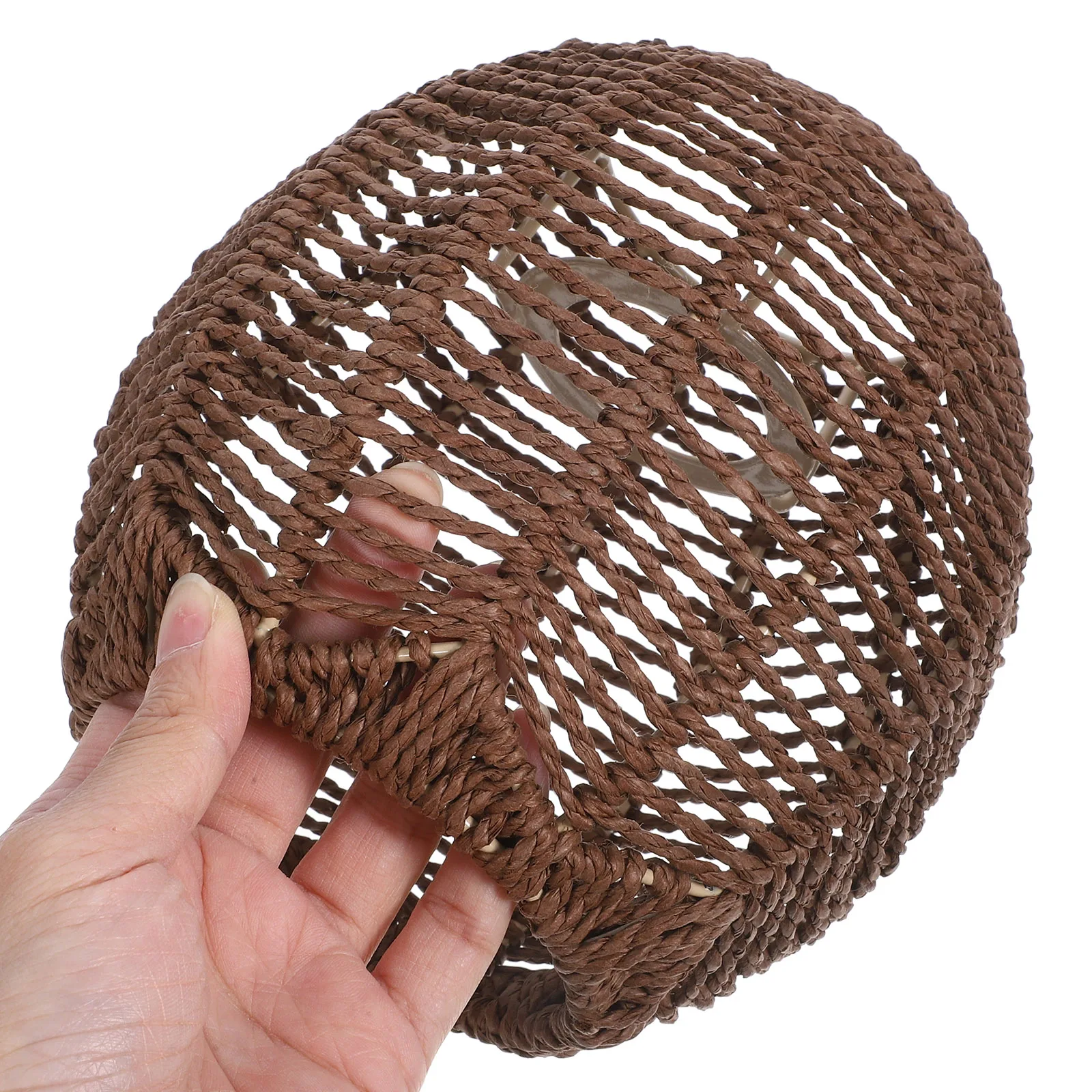 

Handwoven Woven Lampshade Durable Decorative Pendant Light Cover Vintage Ceiling Hanging Chandelier Shade Dining Room Decor