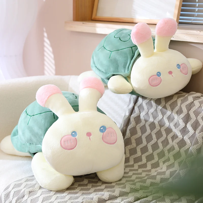 

1PC 40/55/60cm Hot Funny Plush Tortoise Rabbit Toy Cute Turtle Plush Pillow Stuffed Cushion for Girls Vanlentine's Day Gift