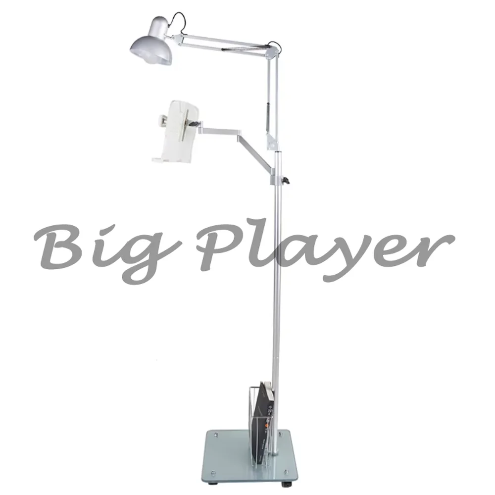 Portable Reading Bedside Reading Stand Turn Height Adjusting Metal Book Stand Holder Reading Holders Bookends Floor Stand