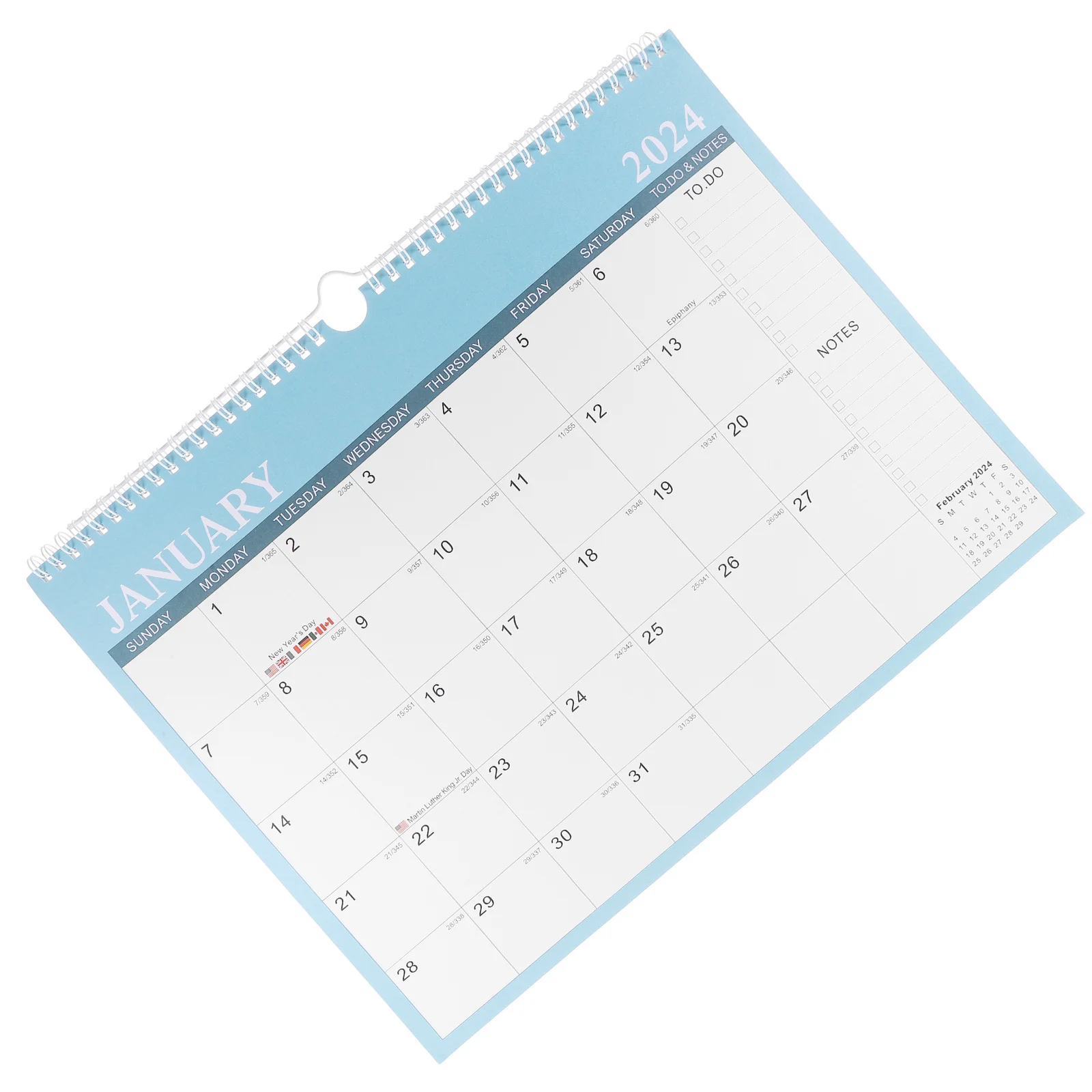 

Wall Calendar 2024-2025 Thick Paper Metal Monthly Calendar for Office Home Classroom Hanging Appointment Memo Planner
