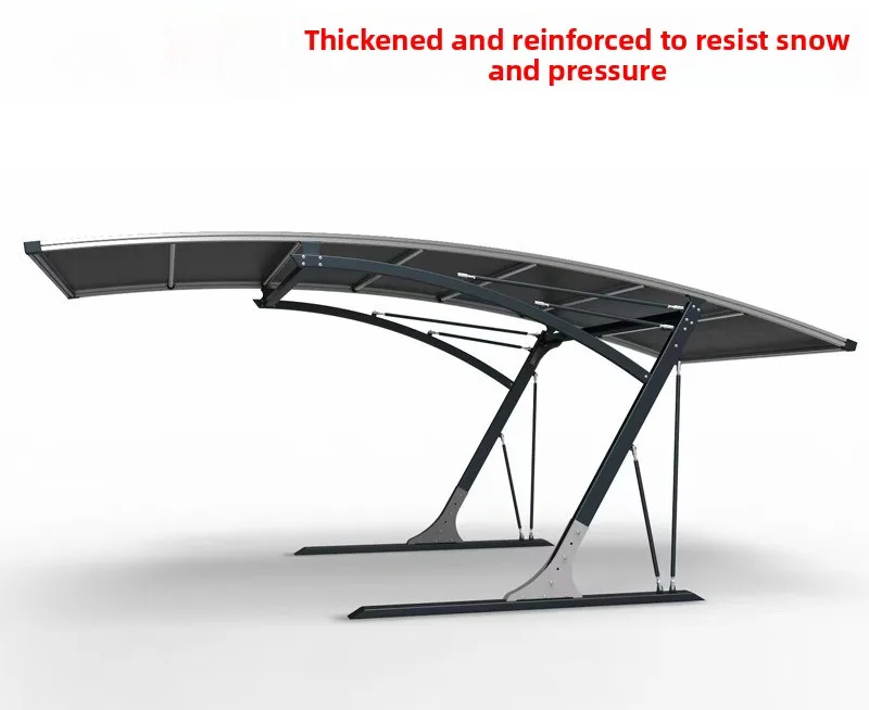 Detachable Modular Aluminum Carport Waterproof Rain Shelter for Villa Courtyard Outdoor Vehicle Sun Shade