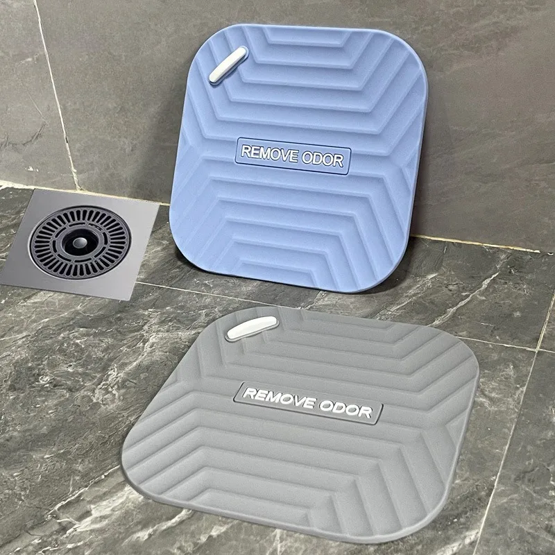 Silicone Anti Odor Floor Drain Deodorant Pad Toilet Pad Bathroom Anti Odor Sewer Deodorant Cover Water Stopper Bathroom Products