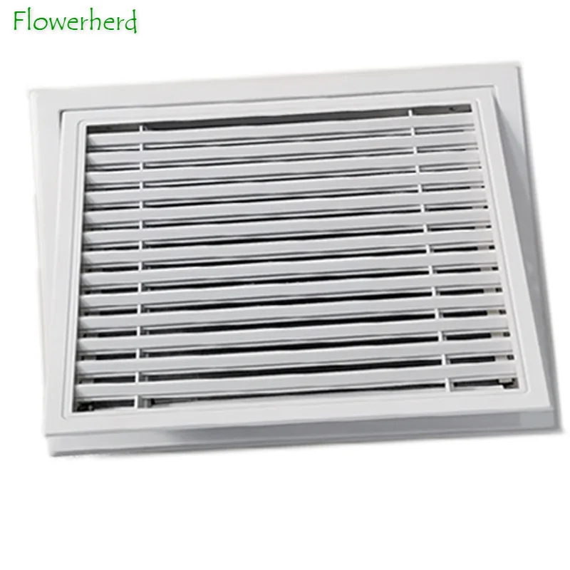 ABS Single-layer Air Vent Cover with Built-in Pest Guard Screen HVAC Vent Duct Cover Vent Cap Louver Grille Cover Soffit Vent