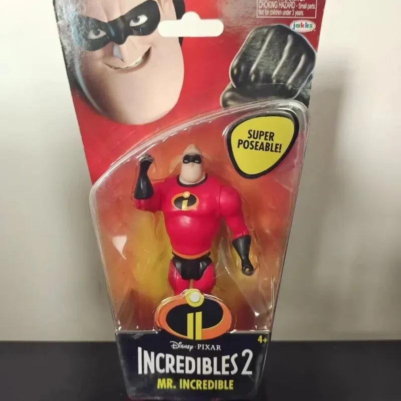 Disney Cartoon The Incredibles All family members Anime Figure Pvc Desktop Model Ornaments Toy Accompany Children Birthday Gifts