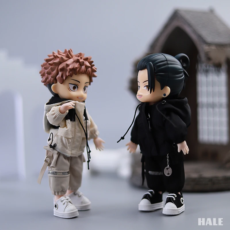 OB11 Doll Outdoor Jackets Suit Clothes And Pants Suit For Ob11 1/12 Doll Outfit Daily Casual Accessories For Children Diy
