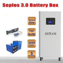 Seplos 3.0 Version 48V Battery LiFePO4 Case DIY Kits Smart BMS 51.2V 280ah BT LCD 2A Active Balancer Lithium Case Assemble Box