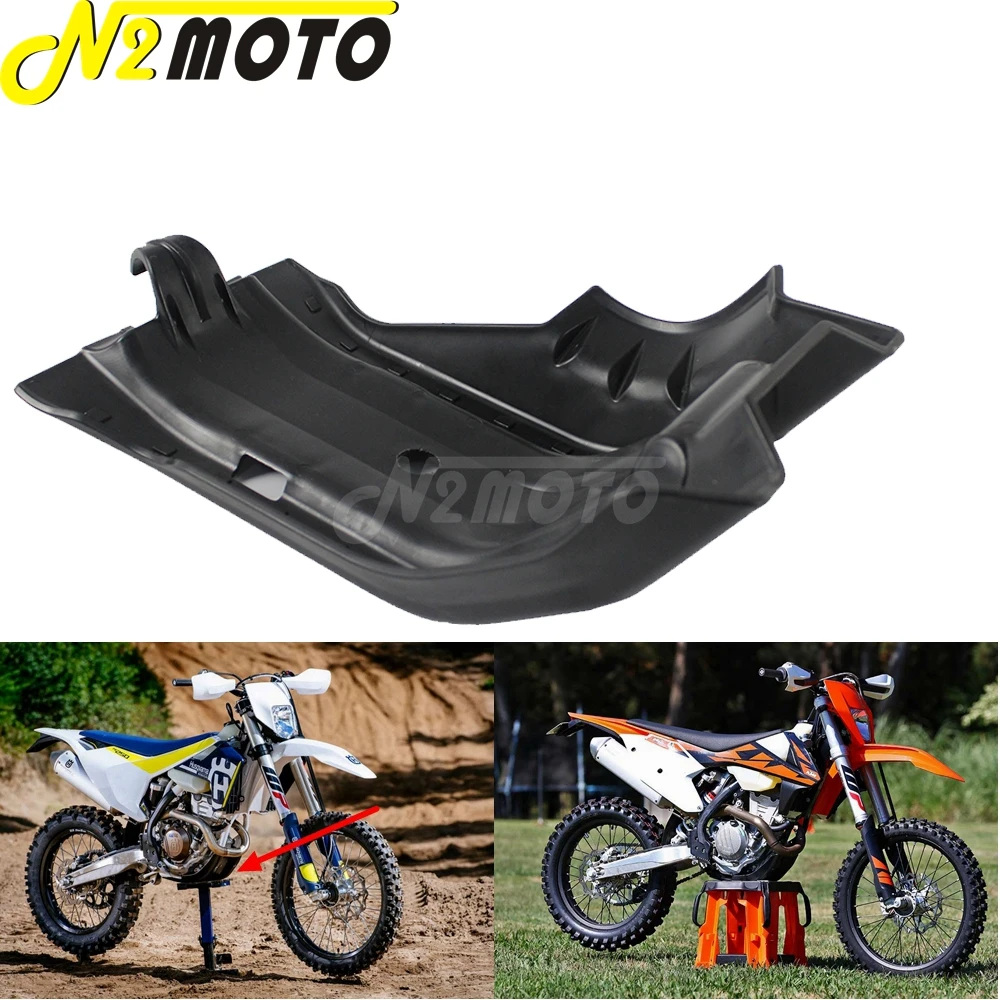 Motorcycle Skid Plate Under Side Engine Case Guard Plastic Protector For KTM Husqvarna Enduro Exc-f 250 350 FE 250 350 2017-2019