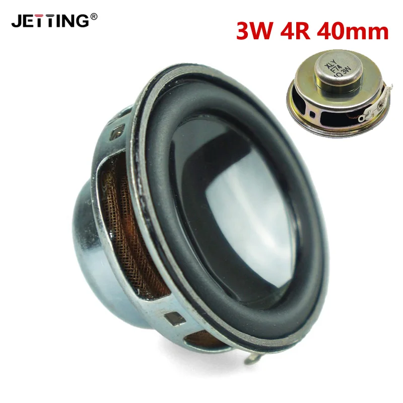 1pc Mini Speaker 3W 4R Mini Amplifier Loudspeaker Trumpet 3 Watt 4 Ohm 40 Millimeter Speakers Rubber Gasket Loudspeaker Trumpet