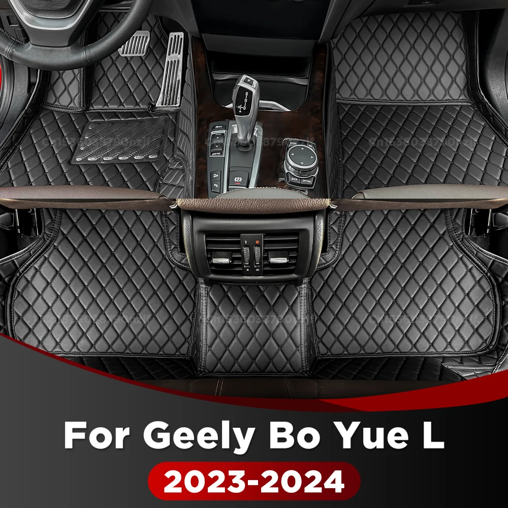 

For Geely Bo Yue L Hybrid 2023-2024 Custom Car Floor Mats Automobile Carpet Cover Interior Details Accessories Protective Pad