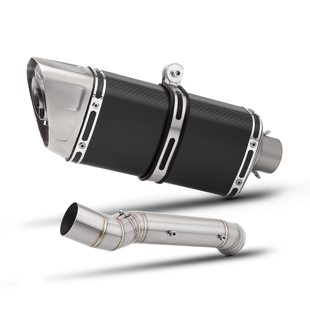 

STLFSuitable for 800MT MT800 Motorcycle Exhaust Connector Tube Mid Middle Link Pipe Slip on M11 Exhaust System 2021-2024