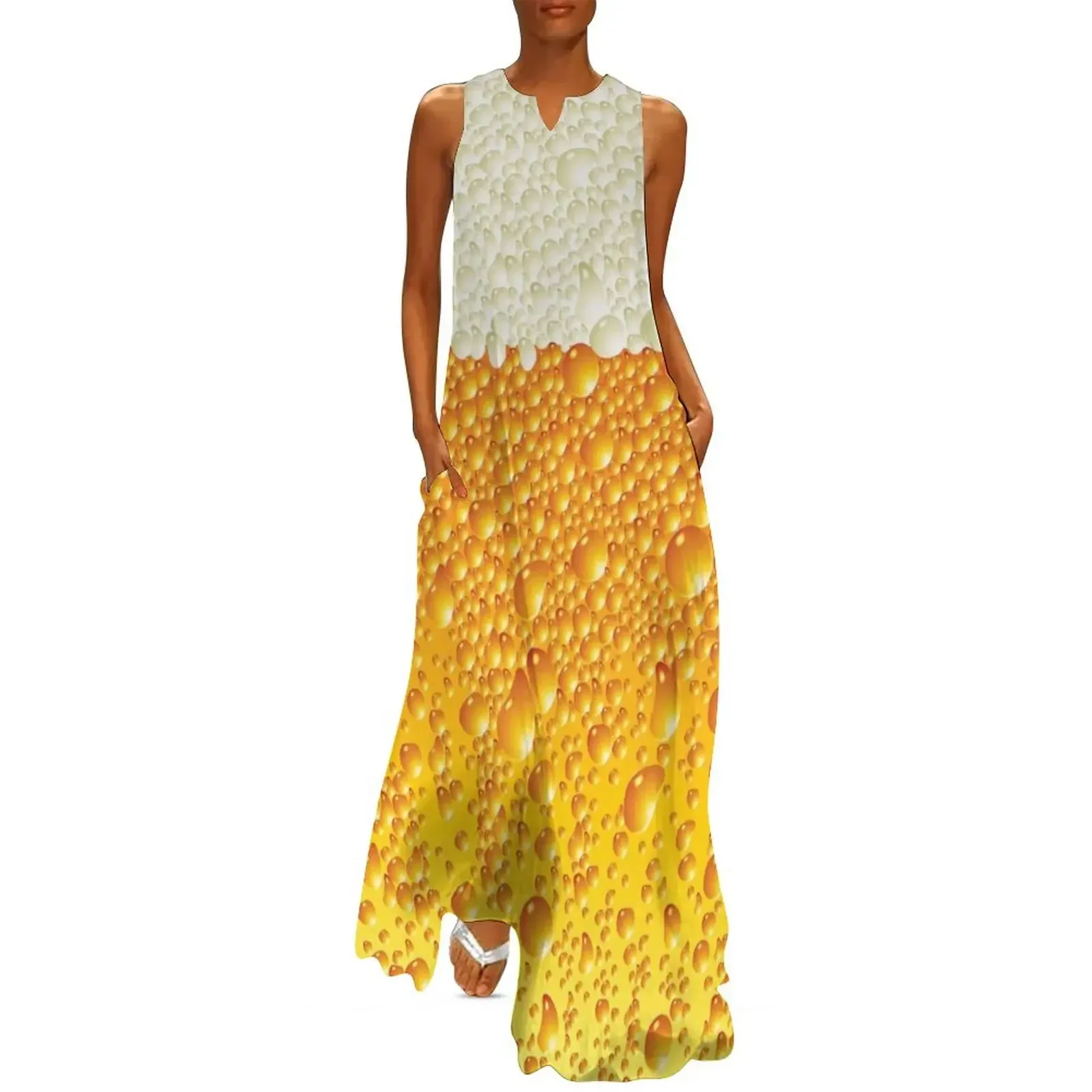 

Beer - Lager - Pale Ale Long Dress women's summer dress 2025 dresses korean style long sleeve dress