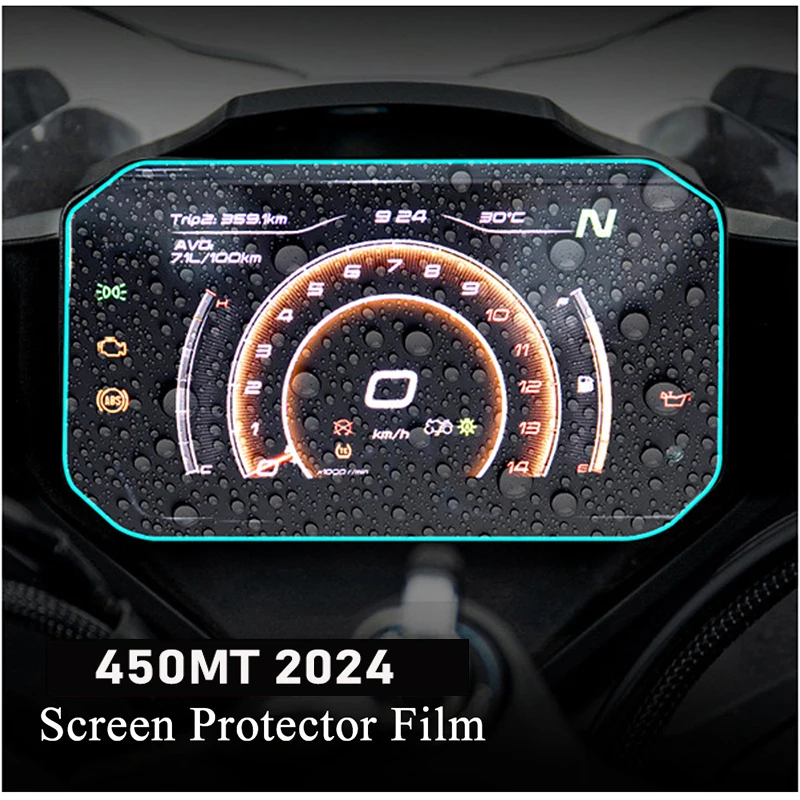 For CFMOTO CF 450MT MT450 MT 450 MT 2021-2024 2023 Speedometer Cluster Screen Scratch Protection Film Dashboard screen Protector