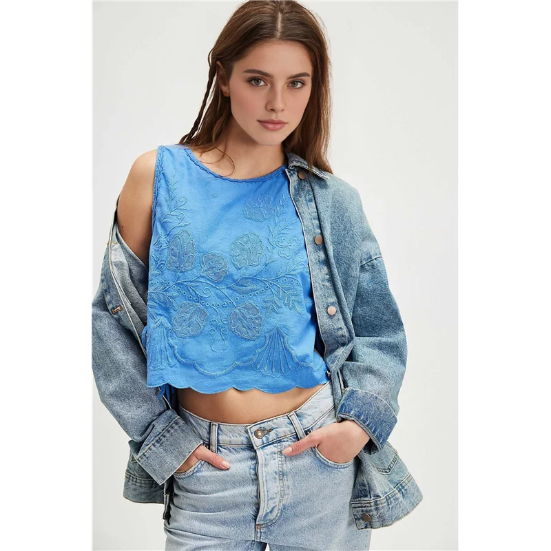 

A83F-Tank Tops For Women Y2K Sleeveless Square Neck Tie Up Cropped Vest Summer Chic Going Out Blouse