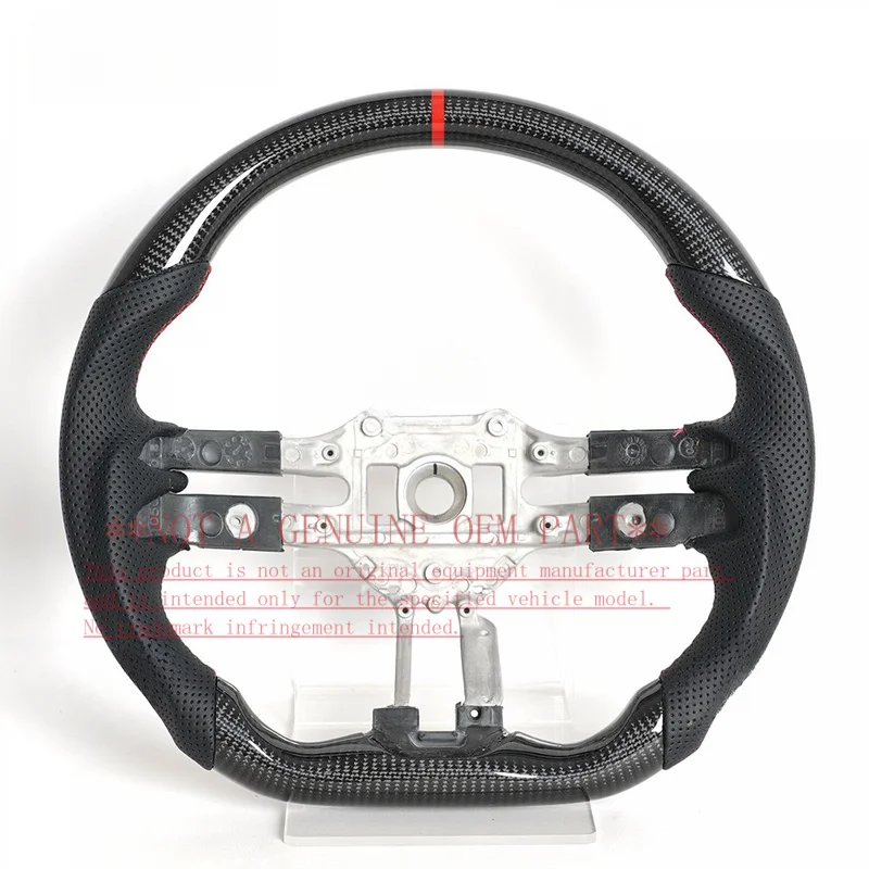 For Mercedes AMG S Class E Class C Class A Class CLA G Class 2019-2023 Carbon Fiber Steering Wheel Horn Cover Horn Shell