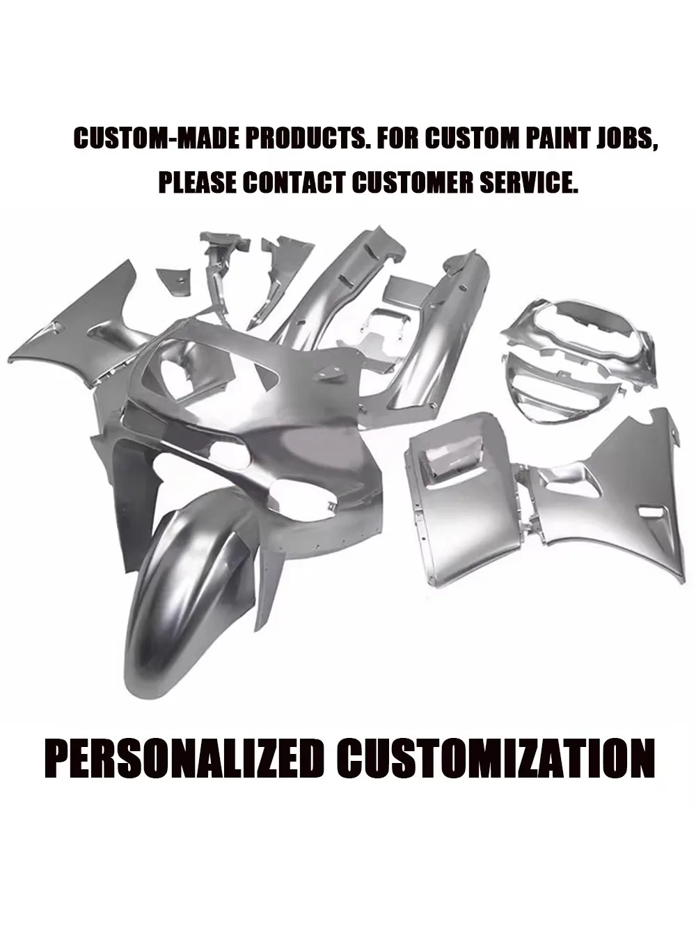 Personalized Customization-Motorcycle Accessories Bodywork  Unpainted ABS Fairing Kit for  ZZR-400 1993 - 2006