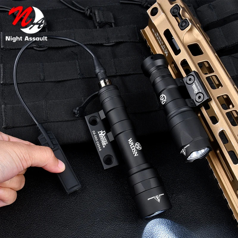 

Tactical Airsoft DD Metal Base Fit Surefir M300 M600 Flashlight Keymod MLOK SMR Mount Weapon Hunting Light Mount Accessories