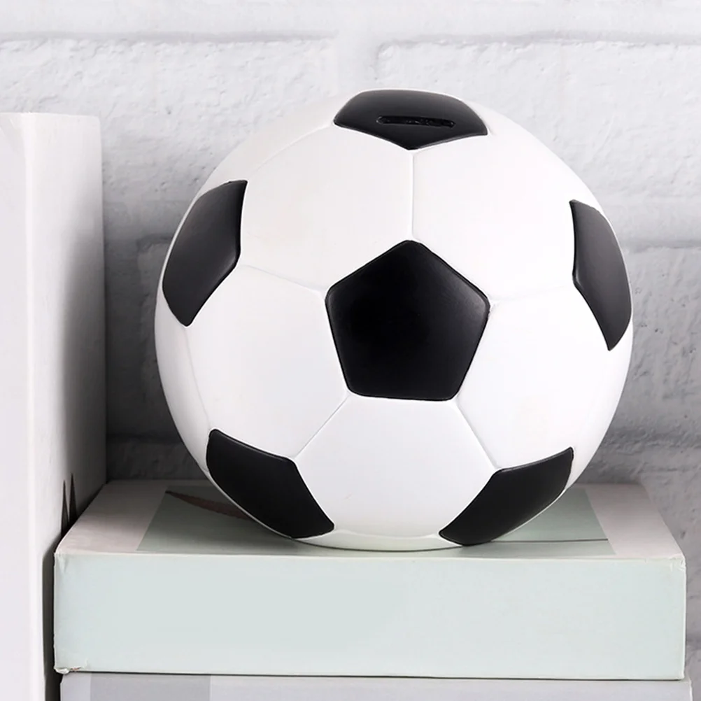 Cofrinho de Futebol para Crianças, Meninos e Meninas, Jarro de Economia de Dinheiro com Design Divertido para Armazenamento de Moedas, Presente Ideal para Aniversários