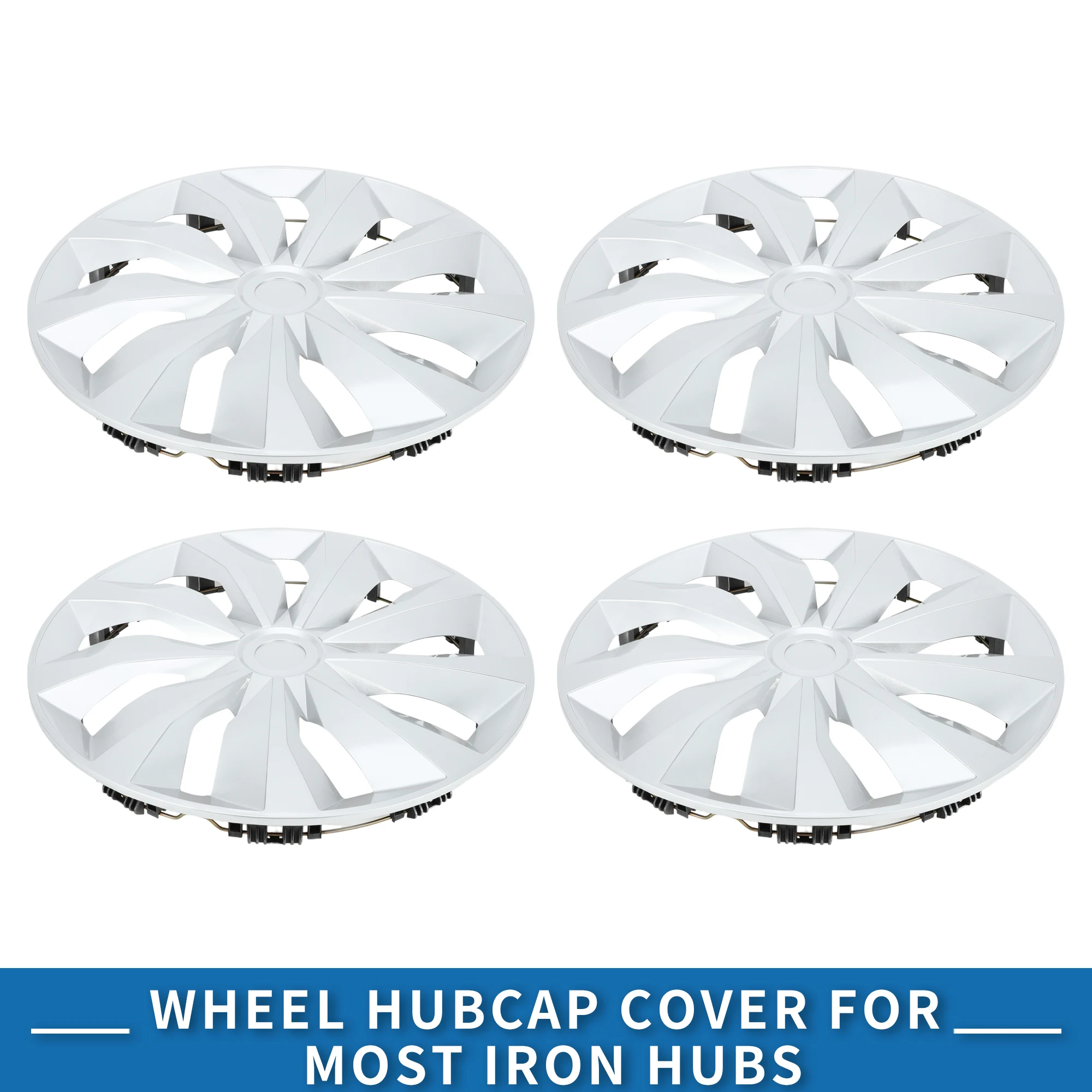 UXCELL 14 Inch Auto Wheel Rim Hub Cover 4 Pcs Universal Car Wheel Hub Caps Vehicle Protective Wheel Replacement Parts