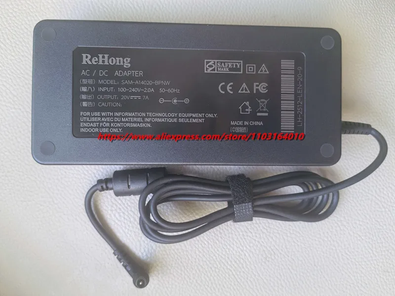 New 140W AC/DC Adapter 20.0V 7.0A Power Supply for Samsung LCD TV And Monitor Display Charger BN44-01187A A14020-BPNW BN4401187A