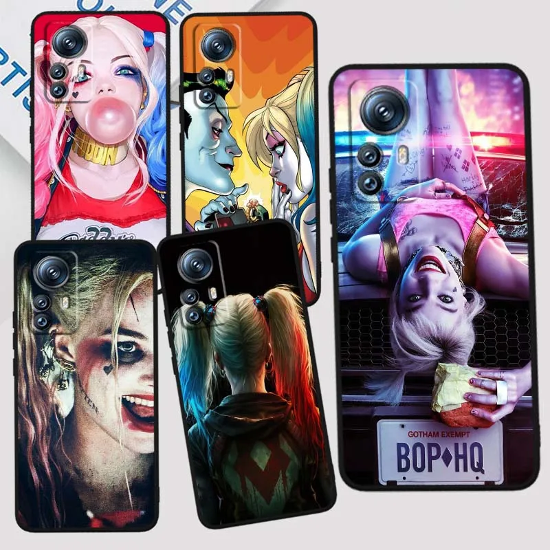 

Crazy H-Harley Q-Quinn sexy For Xiaomi Mi 15 14 13 13T 12 12T 12S 11 11i 11T Pro Ultra Lite 5G Black Soft Cover Phone Case