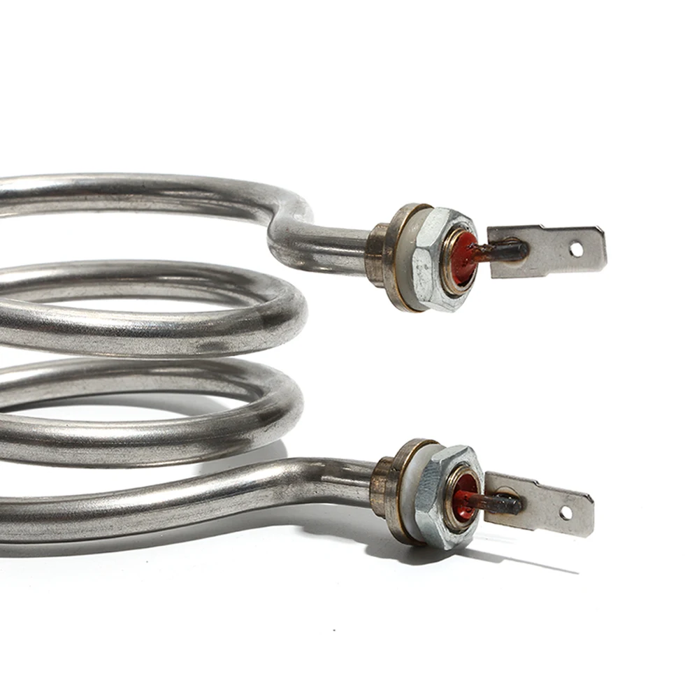LUJINXUN-Elemento de aquecimento elétrico, distribuidor de água, tubo transversal de mola, 3 bobinas, 7mm, 220V, 800W