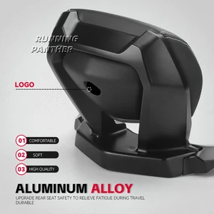 Schwarzer REST -MOTOCLE -PASSAGE -Nutzen, Passugh Return, Heckstock zurück für Honda NSS350 NSS 350 2023 Adv350 Adv 350 2022 8 Hauptverkäufe Honda adv - №1