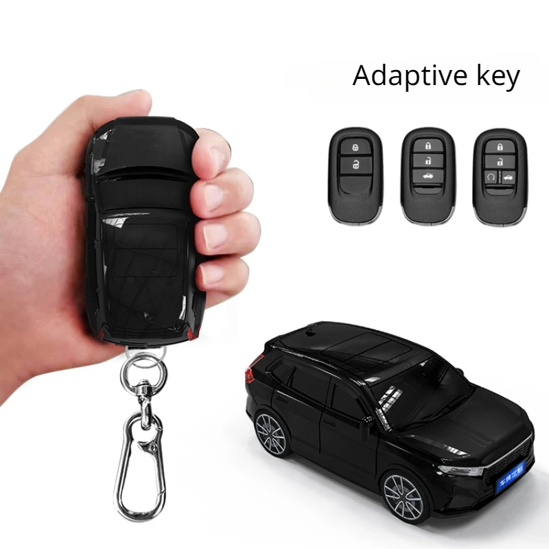 For Honda CR-V Key Cover Car Model Case Remote Control Protective Cover Honda Keychain Accessories Gifts Car Decorations