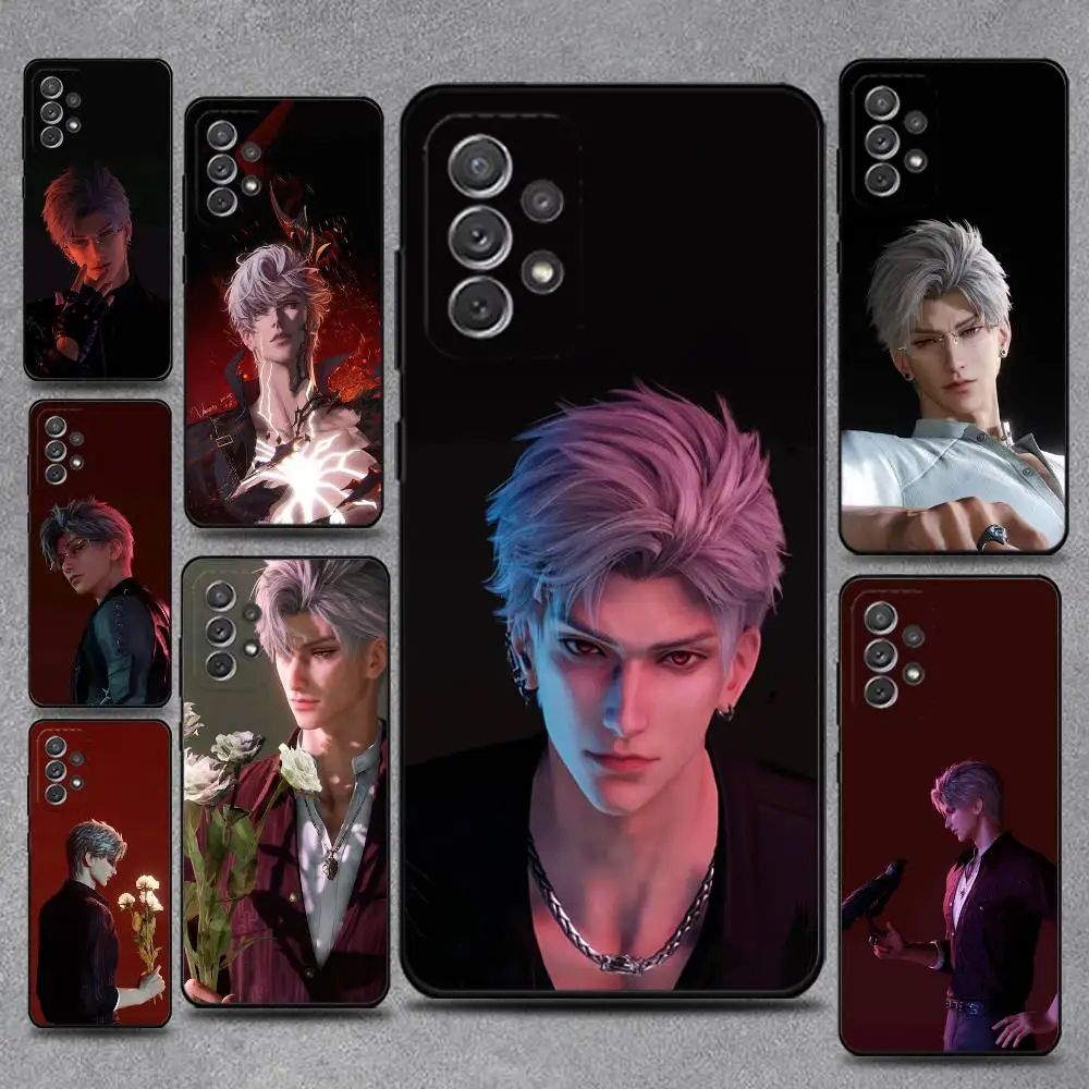 

Sylus Love and Deep Space Phone Case For Samsung S25,S24,S21,S22,S23,S30,Ultra,S20,Plus,Fe,Lite,Note,10,9,5G Black Cover