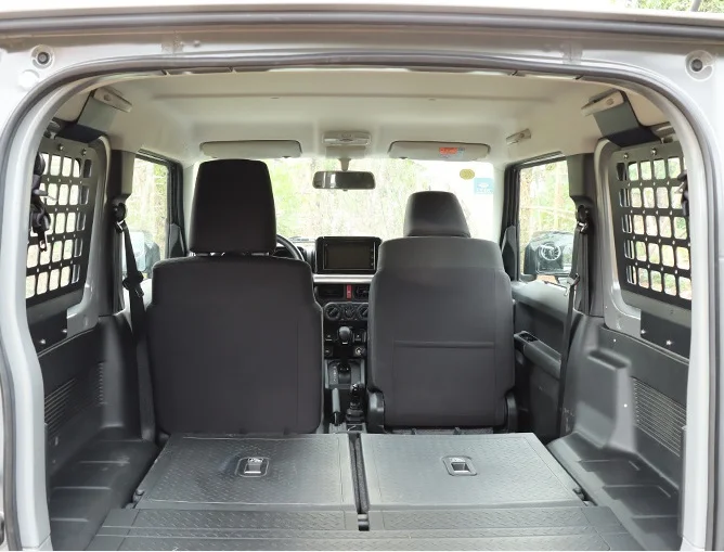LUMA 2-Door Molle Panels Storage Rack For Suzuki 4th Gen Jimny Sierra JB64 JB74 JC74 Accessories Organizer Accessory Car