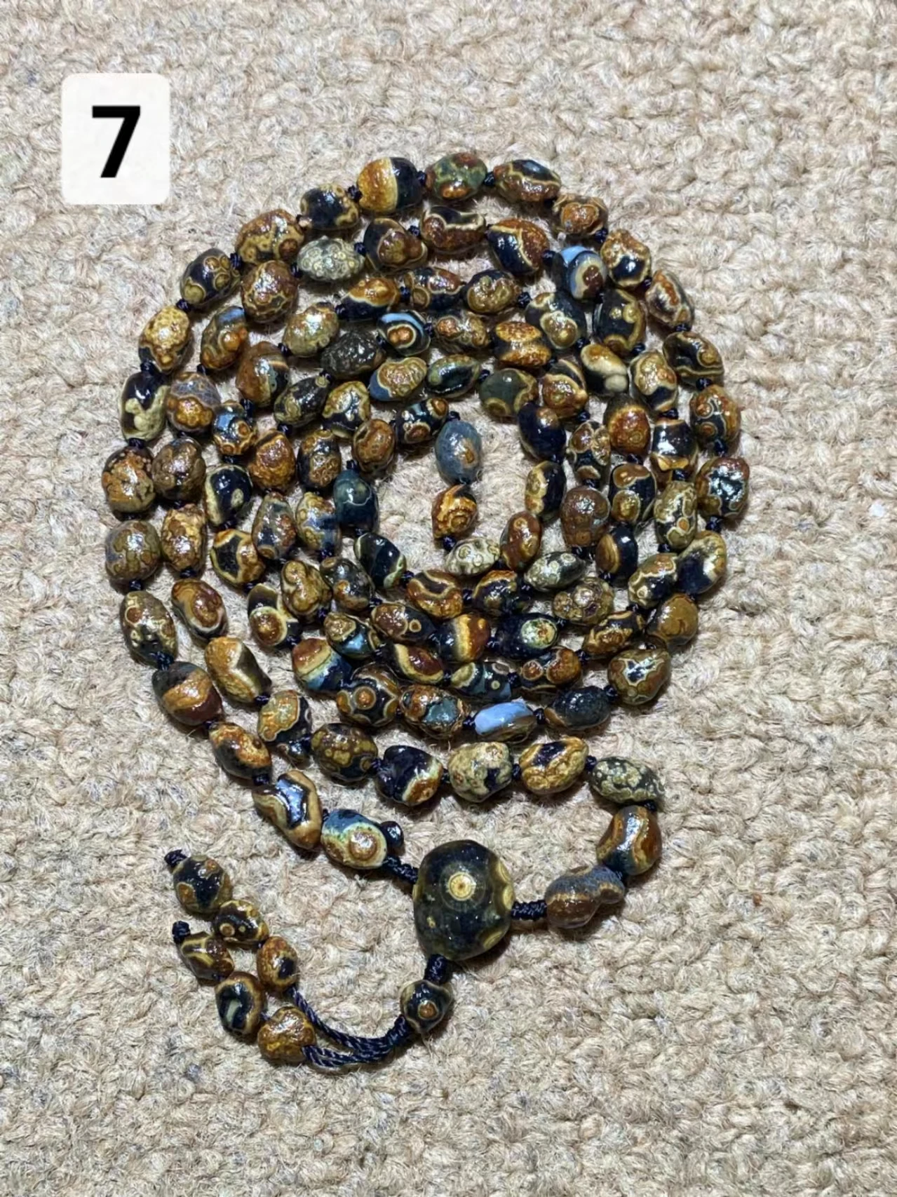 1pcs/lot Natural Gobi Agate Rough Stone with Pendant Necklace World Treasure Collection Magical Strong Energy Amulet Unique image 5