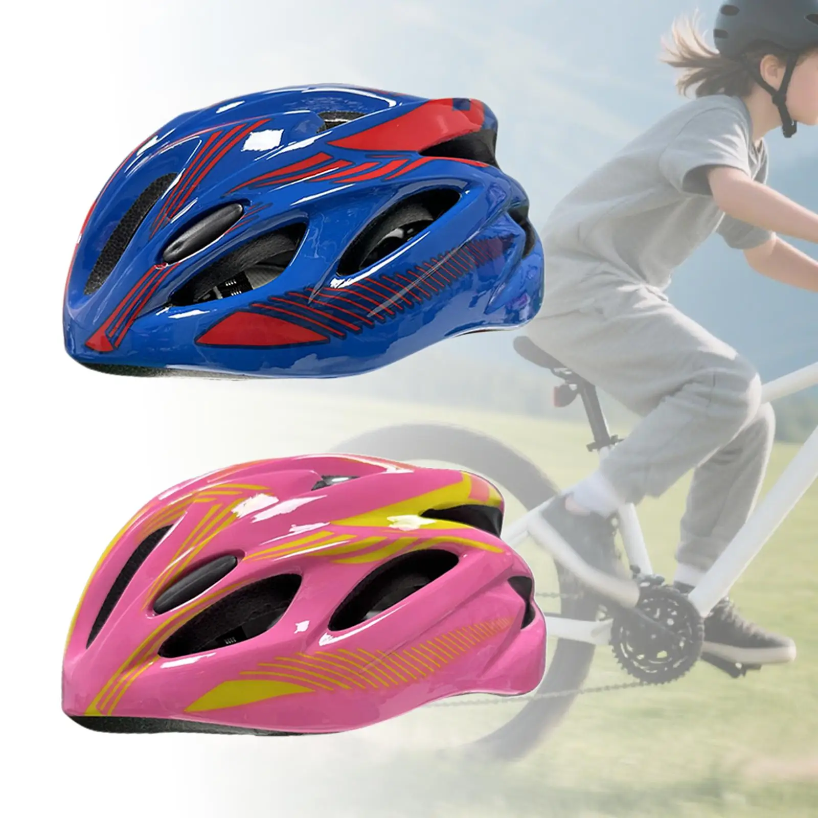 

Kids Bike Helmet Adjustable Sport Helmet for Skating Outdoor Bicycling