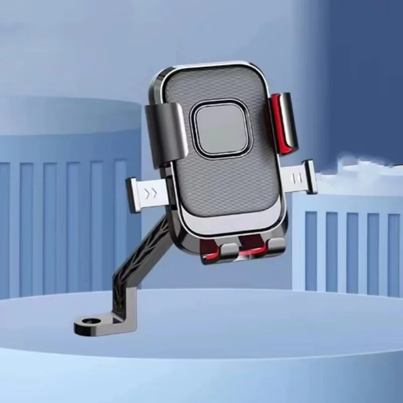 New Electric Bicycle Mobile Phone Holder Battery Motorcycle Rider Shockproof Riding Navigation Phone Holde Adjusting Bracket