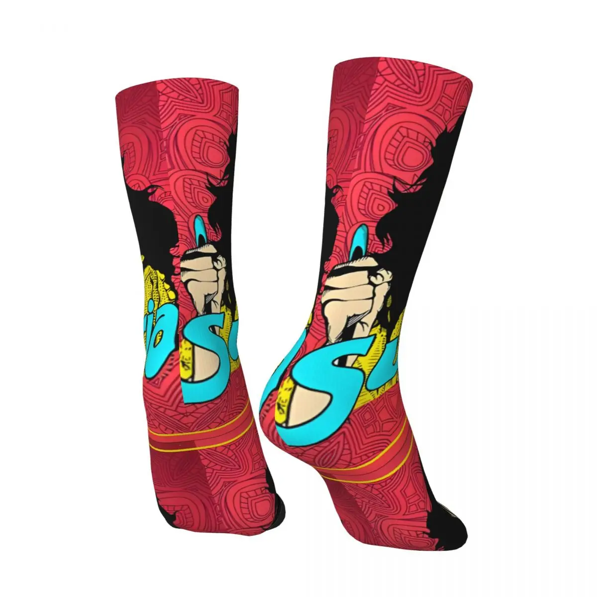 Vintage Suspiria Films Men's compression Socks Unisex Suspiria Harajuku Pattern Printed Novelty Crew Sock