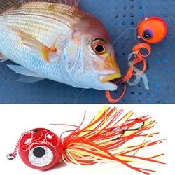 20-120g Tenya Tairaba Madai Jig Fishing Lure Kabura Saltwater Jigs Rubber Skirt Artificial Bait Bass Fishing Billfish Wahoo Mahi
