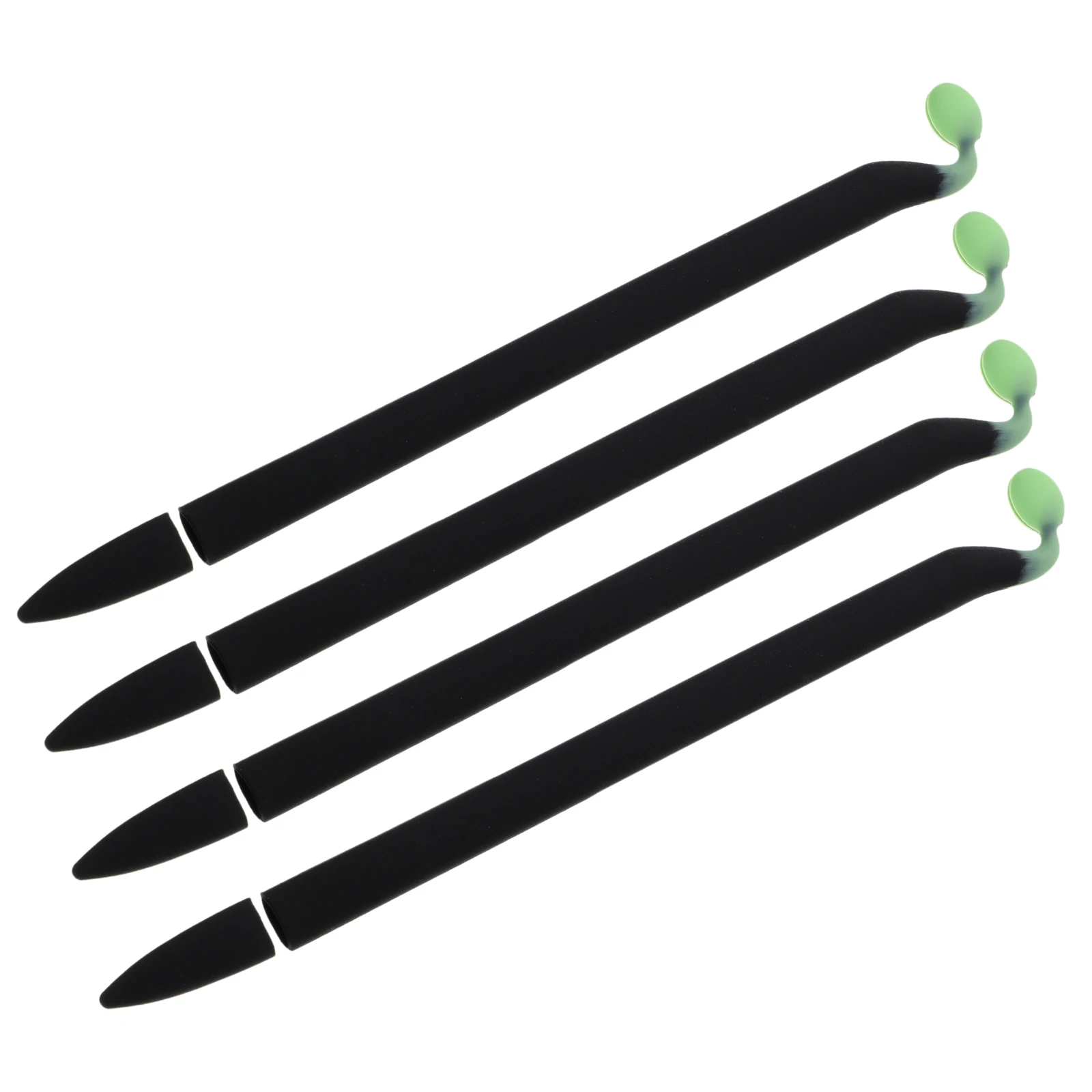 

4pcs Lovable Bean Sprout Shape Silicone Covers Anti-Drop Sweat-Resistant Stylus Pen Protective Sleeve Compatible