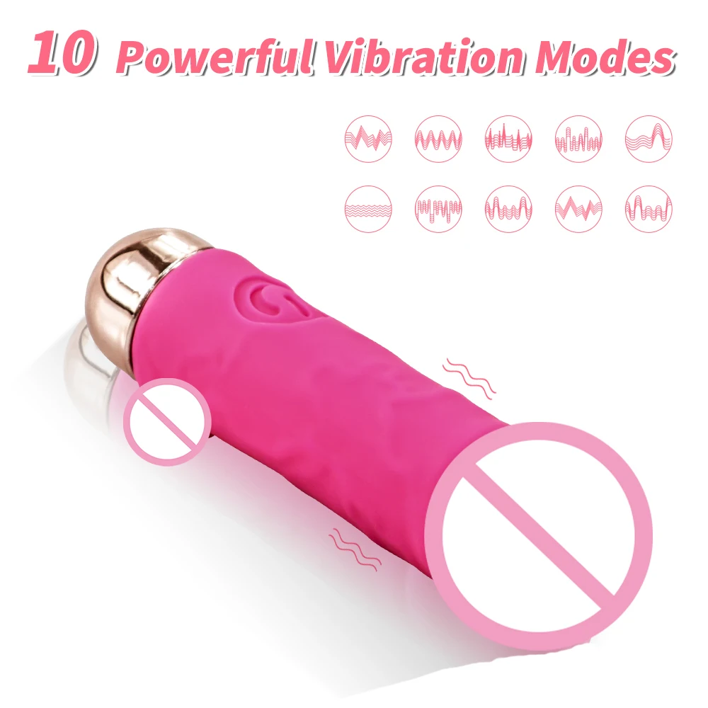 Gode vibrateur puissant à 10 vitesses pour femmes, stimulateur de Clitoris du point G, baguette magique AV, Masturbation féminine, jouets sexuels pour adultes