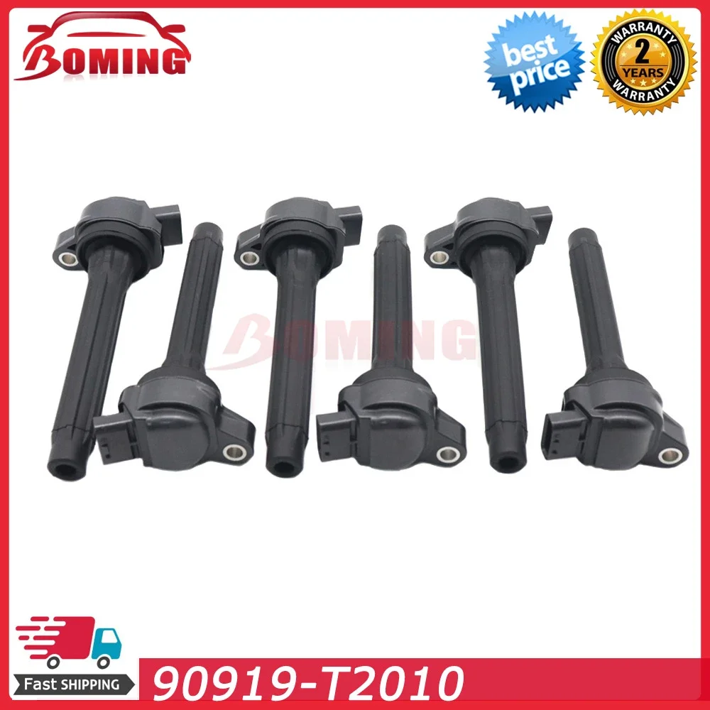 Car Ignition Coils 90919-T2010 For Toyota Sienna Camry Highlander 2017-2018 3.5L 90919T2010 90919-A2013 90919A2013 90919T2011