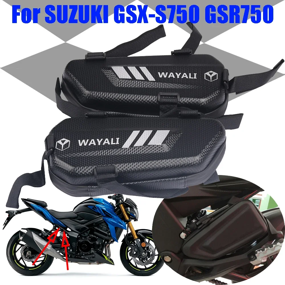 

For SUZUKI GSX-S750 GSXS 750 GSX-S 750 GSR750 GSR 750 Accessories Motorcycle Bag Side Bags Package Waterproof Triangle Tool Bag