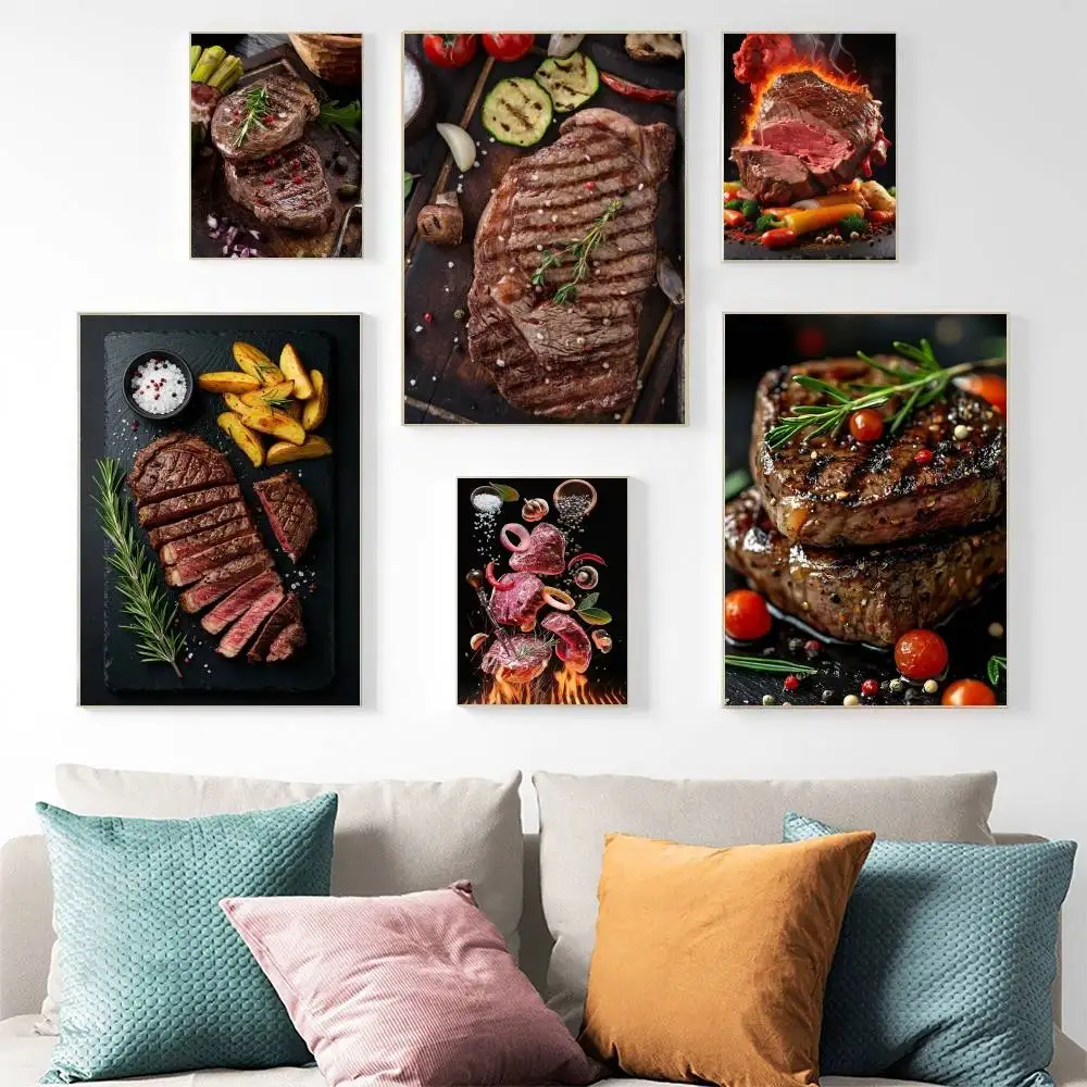 Steak Wall Art lassic Cover Canvas Painting Print Poster For Living Room Wall Art Home Decor Pictures Gift