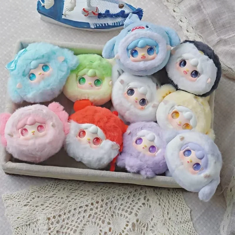 

Yooki V6 mini Ocean Baby Series Cute Blind Box Mysterious Box Desktop Decoration Plush Surprise Beautiful Kid Birthday Gifts