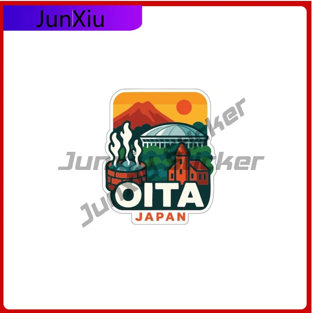 

Oita Japan City Sticker Vacation Vinyl Decal Motorcycle Pickup Car Body 4x4 Off Road Racing Rally Custom Decals Personalized PVC