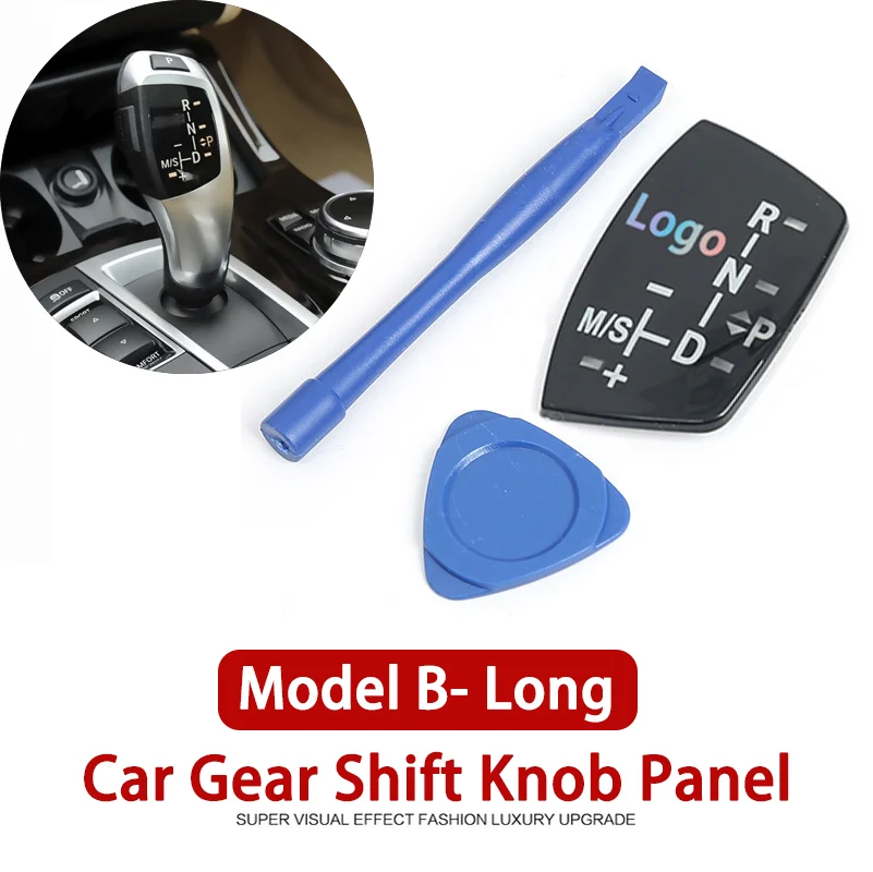 Car Gear Shift Knob Panel For BMW 1 2 3 4 5 7 Series F10 F11 F01 F02 X1 X3 X4 X5 X6 M3 M5 F30 F32 F48 F16 Interior Modification