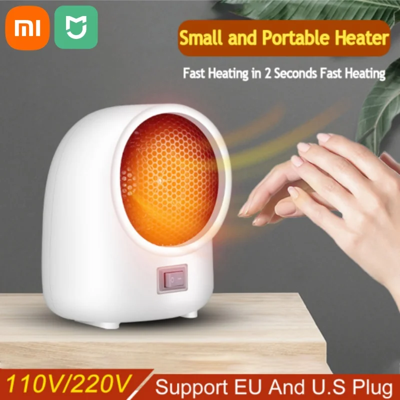 Xiaomi Mijia 400W Mini Electric Heater 2-speed 3S Quick Heating Home Electric Heater 220V/110V Hot Fan Overheating Protection