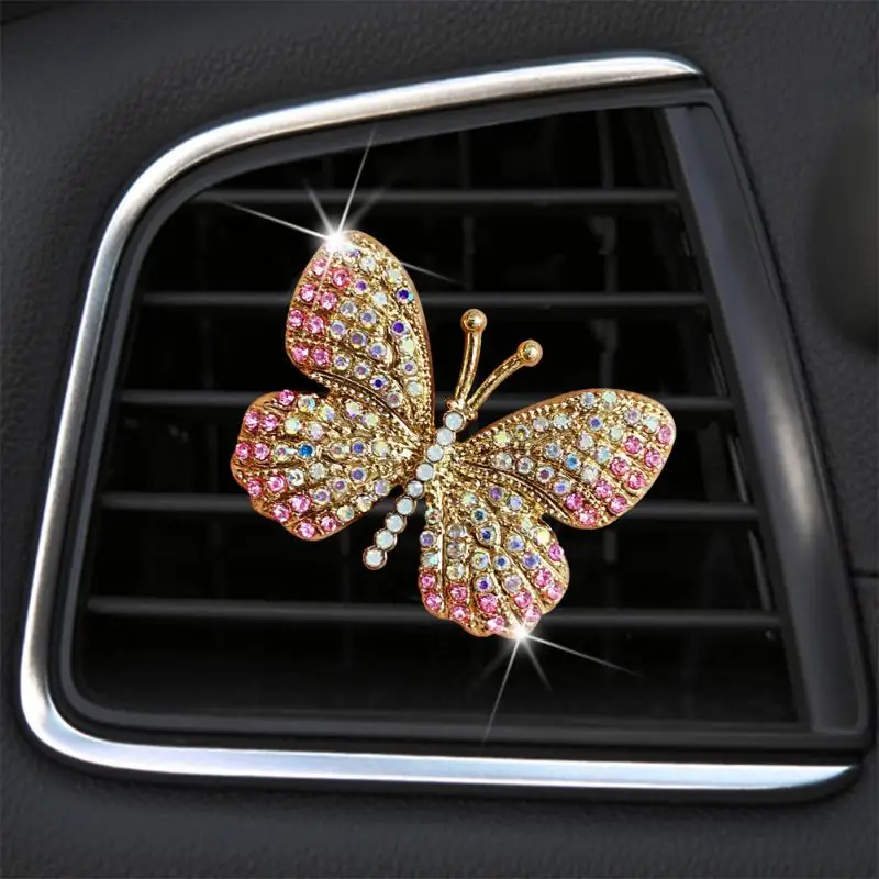 Universal Water Butterfly Auto Air Freshener Durable Exquisite Butterfly Air Conditioning Car Air Outlet Perfume Clip